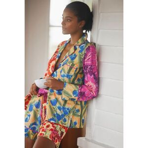 Anthropologie Roeqiya Fris Garden Bloom Pajama Set - XS/S